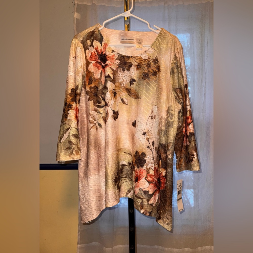 NWT Alfred Dunner Women’s Plus 1X Catcus Ranch 2016 Top